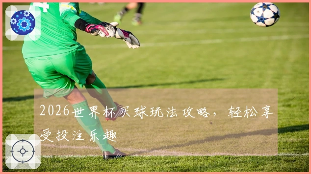 2026世界杯买球玩法攻略，轻松享受投注乐趣